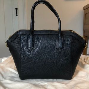JCrew Black Leather Shoulder Hand Bag